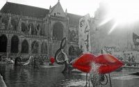 "Lipstick"- Fontaine Stravinsky, Beaubourg, Paris.