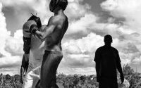 "Hombres !" - Holguin, Cuba. Combat de boxe sur la plage.